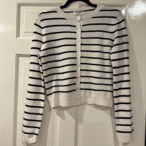 The workshop striped cardigan